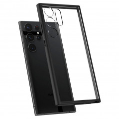 Kryt Spigen Ultra Hybrid na Samsung Galaxy S23 Ultra 5G Křišťálově čistý  Matná černá