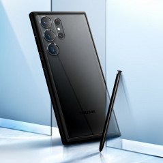 Kryt Spigen Ultra Hybrid na Samsung Galaxy S23 Ultra 5G Křišťálově čistý  Matná černá
