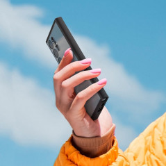 Kryt Spigen Ultra Hybrid na Samsung Galaxy S23 Ultra 5G Křišťálově čistý  Matná černá