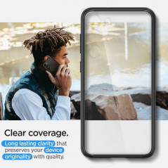 Kryt Spigen Ultra Hybrid na Samsung Galaxy S23 Plus 5G Křišťálově čistý  Matná černá