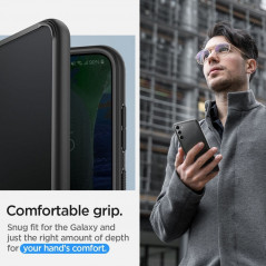 Kryt Spigen Ultra Hybrid na Samsung Galaxy S23 Plus 5G Křišťálově čistý  Matná černá