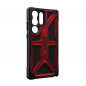 Kryt Urban Armor Gear Monarch na Samsung Galaxy S23 Ultra 5G Prémiové pouzdro  MagSAFE  Karmínový