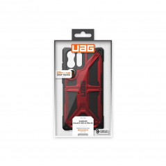 Kryt Urban Armor Gear Monarch na Samsung Galaxy S23 Ultra 5G Prémiové pouzdro  MagSAFE  Karmínový