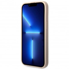 Kryt Guess 4G Gold Logo na Apple iPhone 14 Elegantní  Růžový