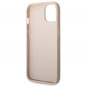 Kryt Guess 4G Gold Logo na Apple iPhone 14 Elegantní  Růžový