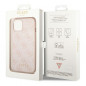 Kryt Guess 4G Gold Logo na Apple iPhone 14 Elegantní  Růžový
