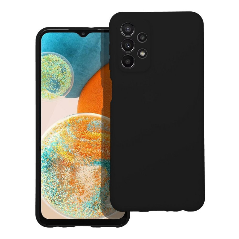 Kryt Silicone na Samsung Galaxy A23 5G Elegantní  Černý