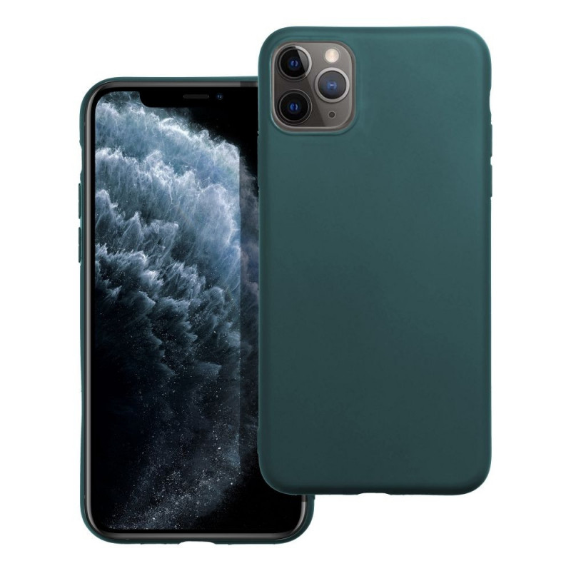 Kryt MATT na Apple iPhone XS Max Tmavě zelený
