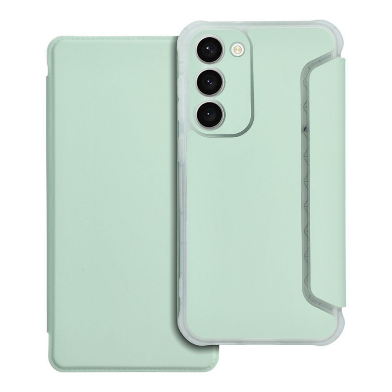 Peněženkové pouzdro Piano Book na Samsung Galaxy S23 Plus 5G Světle zelený