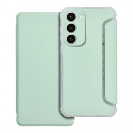 Peněženkové pouzdro Piano Book na Samsung Galaxy S23 Plus 5G Světle zelený