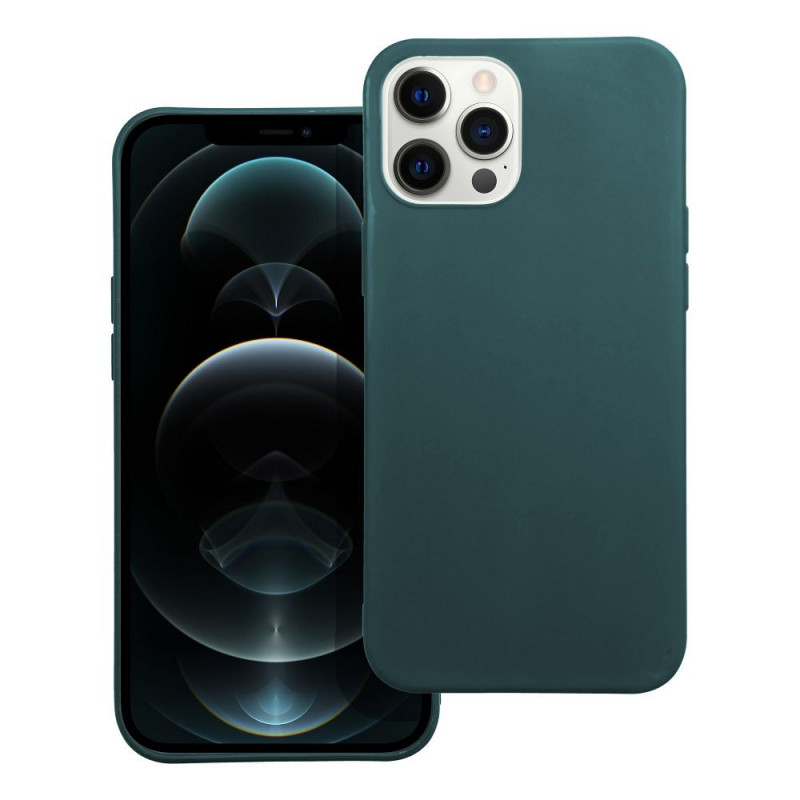 Kryt MATT na Apple iPhone 12 Pro Max Tmavě zelený