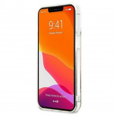 Kryt Guess Liquide Glitter Charms na Apple iPhone 14 Pro Elegantní  Zlatý
