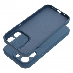 Kryt Silicone Mag Cover na Apple iPhone 14 Pro MagSAFE  Modrý