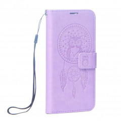 Peněženkové pouzdro MEZZO Book na XIAOMI Redmi 10 5G Lapač snů  Fialový (Purple)