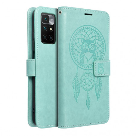 Peněženkové pouzdro MEZZO Book na XIAOMI Redmi 10 2022 Lapač snů  Zelený