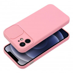 Kryt Slide na Apple iPhone 12 Světle růžový