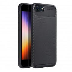 Kryt CARBON PREMIUM na Apple iPhone SE 2022 5G Elegantní  Černý
