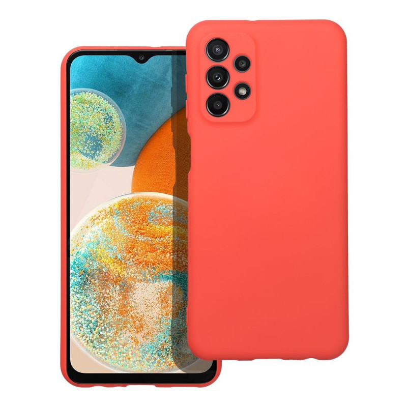 Kryt Silicone na Samsung Galaxy A23 5G Elegantní  Broskvový