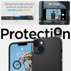 Kryt Spigen  Liquid Air na Apple iPhone 14 Plus Matná černá