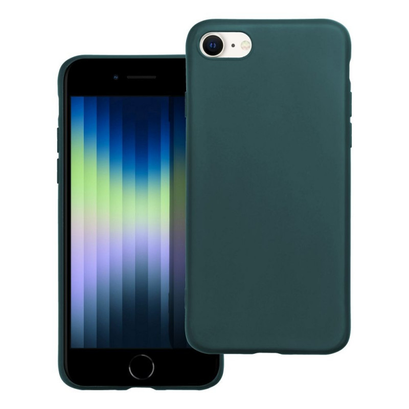 Kryt MATT na Apple iPhone 7 Tmavě zelený