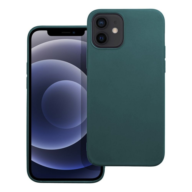 Kryt MATT na Apple iPhone 12 Pro Tmavě zelený