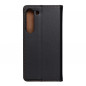 Peněženkové pouzdro Leather case SMART PRO na Samsung Galaxy S23 5G Elegantní  Černý