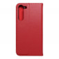 Peněženkové pouzdro Leather case SMART PRO na Samsung Galaxy S23 Plus 5G Elegantní  Vinově červený
