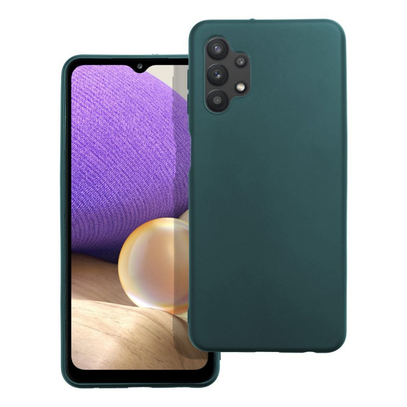 Kryt MATT na Samsung Galaxy A32 5G Tmavě zelený