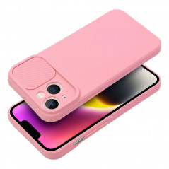 Kryt Slide na Apple iPhone 14 Světle růžový