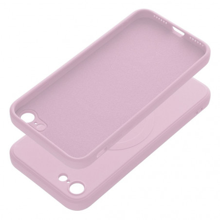 Kryt Silicone Mag Cover na Apple iPhone SE 2020 MagSAFE  Růžový