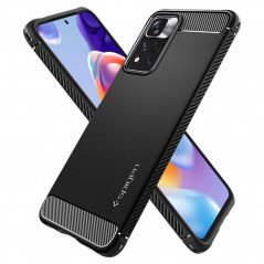 Kryt Spigen Armor na XIAOMI Redmi Note 11 Pro Plus 5G Uhlíkové vlákno, Elegantní  Černý