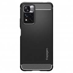 Kryt Spigen Armor na XIAOMI Redmi Note 11 Pro Plus 5G Uhlíkové vlákno, Elegantní  Černý