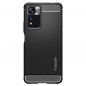 Kryt Spigen Armor na XIAOMI Redmi Note 11 Pro Plus 5G Uhlíkové vlákno, Elegantní  Černý