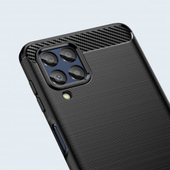 Kryt Carbon na Samsung Galaxy M53 5G Elegantní  Černý