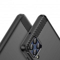 Kryt Carbon na Samsung Galaxy M53 5G Elegantní  Černý