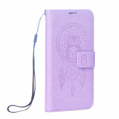 Peněženkové pouzdro MEZZO Book na Samsung Galaxy A23 5G Lapač snů  Fialový (Purple)