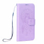 Peněženkové pouzdro MEZZO Book na Samsung Galaxy A23 5G Lapač snů  Fialový (Purple)