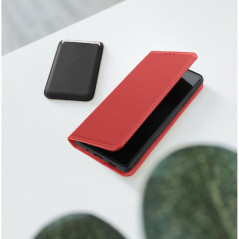 Peněženkové pouzdro Leather case SMART PRO na Samsung Galaxy A23 5G Elegantní  Vinově červený
