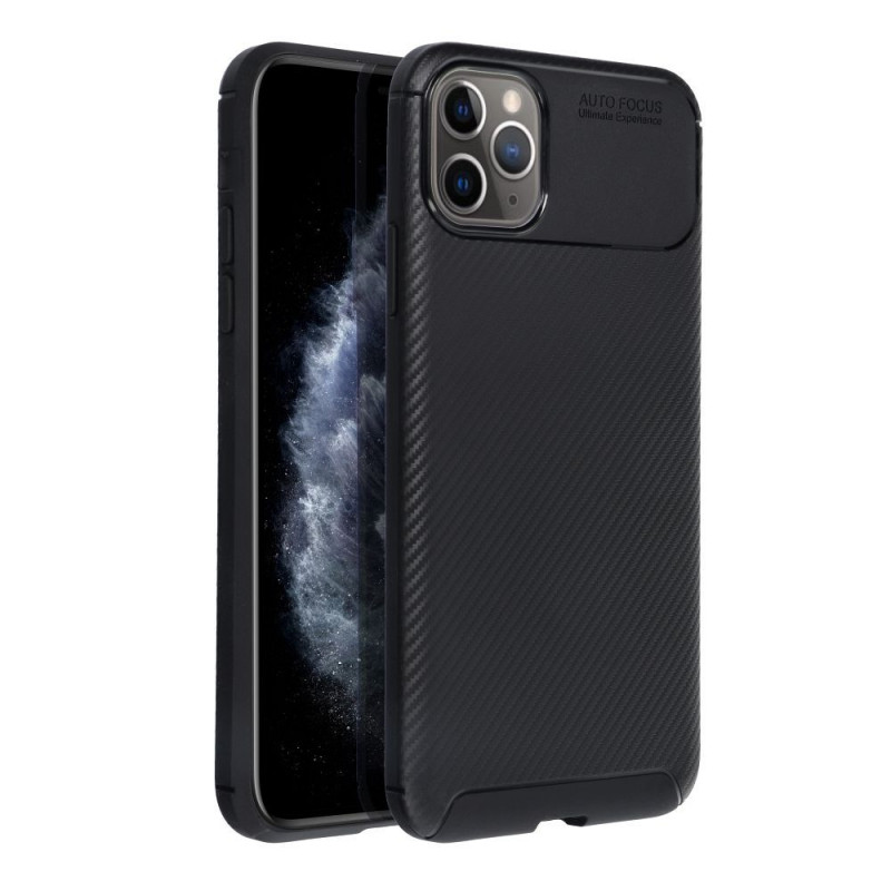 Kryt CARBON PREMIUM na Apple iPhone 11 Pro Max Elegantní  Černý