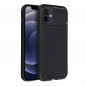 Kryt CARBON PREMIUM na Apple iPhone 12 Elegantní  Černý