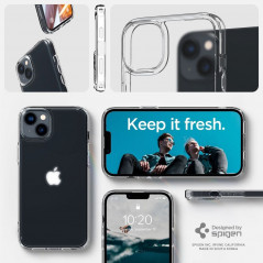 Kryt Spigen Ultra Hybrid na Apple iPhone 14 Křišťálově čistý  Průhledný