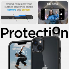 Kryt Spigen Ultra Hybrid na Apple iPhone 14 Plus Křišťálově čistý  Matná černá