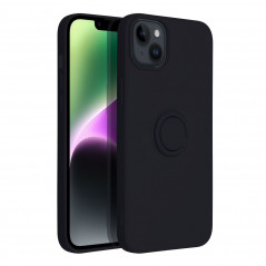 Kryt Silicone ring na Apple iPhone 14 Plus Černý