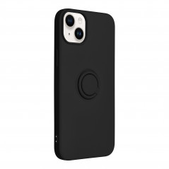Kryt Silicone ring na Apple iPhone 14 Plus Černý