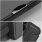 Peněženkové pouzdro Razor Book na Apple iPhone 14 Uhlíkové vlákno, Karbonový vzor  Černý