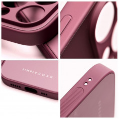Kryt Roar Matte Glass na Apple iPhone XR Stylový  Vinově červený