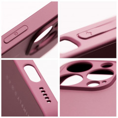 Kryt Roar Matte Glass na Apple iPhone 12 Pro Max Stylový  Vinově červený