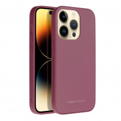 Kryt Roar Matte Glass na Apple iPhone 14 Stylový  Vinově červený