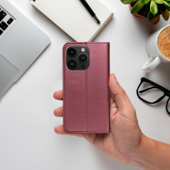 Peněženkové pouzdro Smart Magneto book na Apple iPhone 14 Pro Bordový