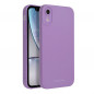 Kryt Roar Luna na Apple iPhone XR Jednobarevný, Stylový, Estetický doplněk  Fialový (Violet)